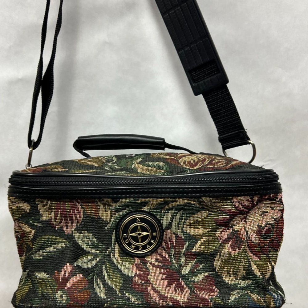 Vintage Small Floral Tapestry Purse